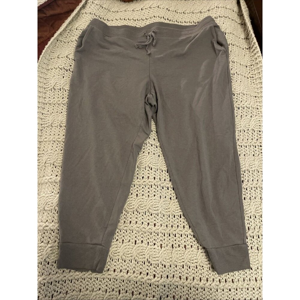 J‎ Jill Pure Jill Women Soft Cozy Gray Jogger Loungewear Sweatpants Women Sz XL